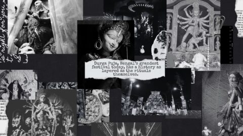 Black and White Photo Collage Motivational Quote Desktop Wallpaper